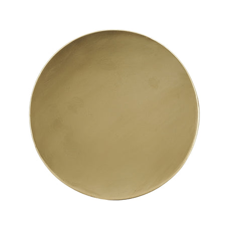 Modern European furniture - Antique Gold Hourglass Shape Side Table - www.oroa.com