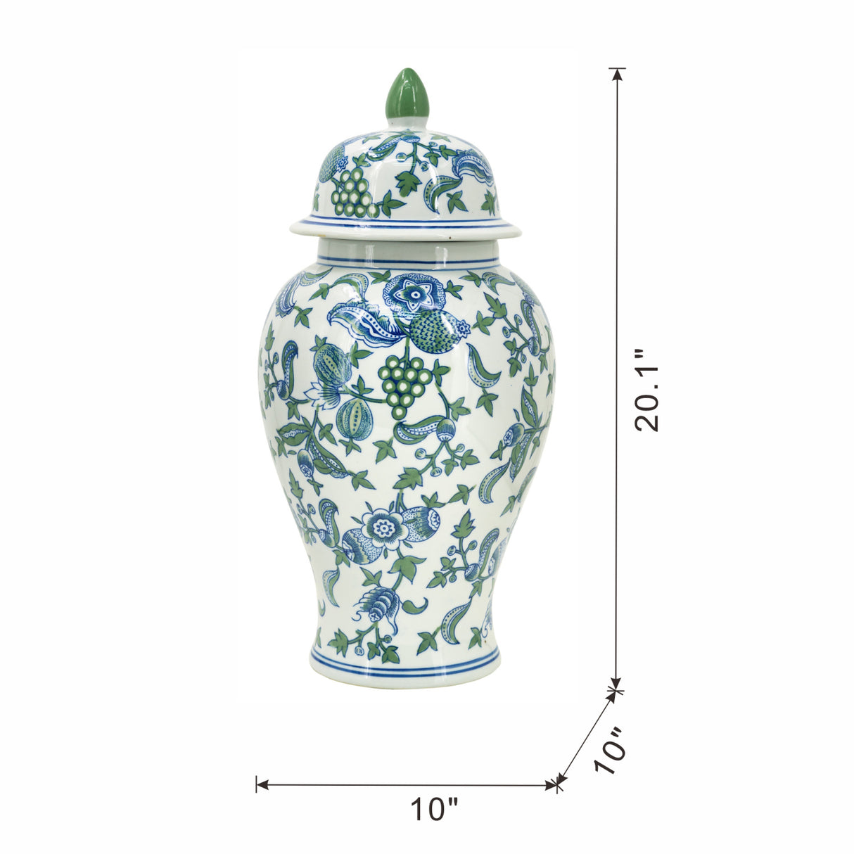 Cherry Blossom Porcelain Ginger Jar | OROA