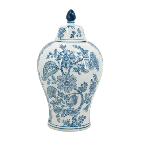 Modern European furniture - Ming-Inspired Blue and White Ginger Jar/Vase - www.oroa.com