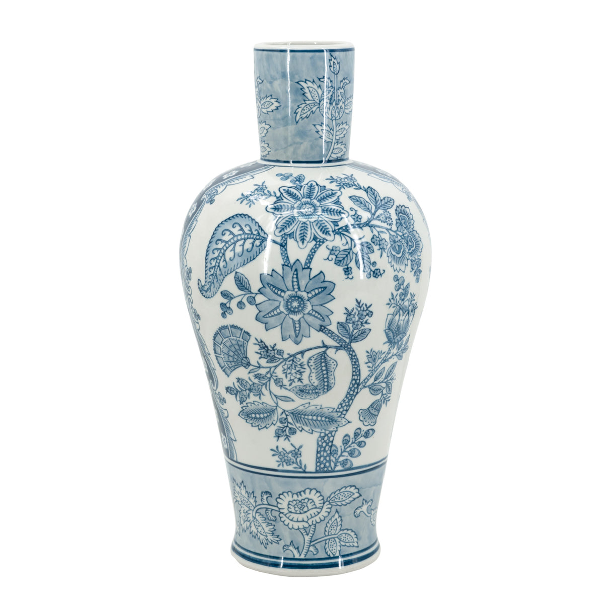 Blue White Flower Vase | OROA
