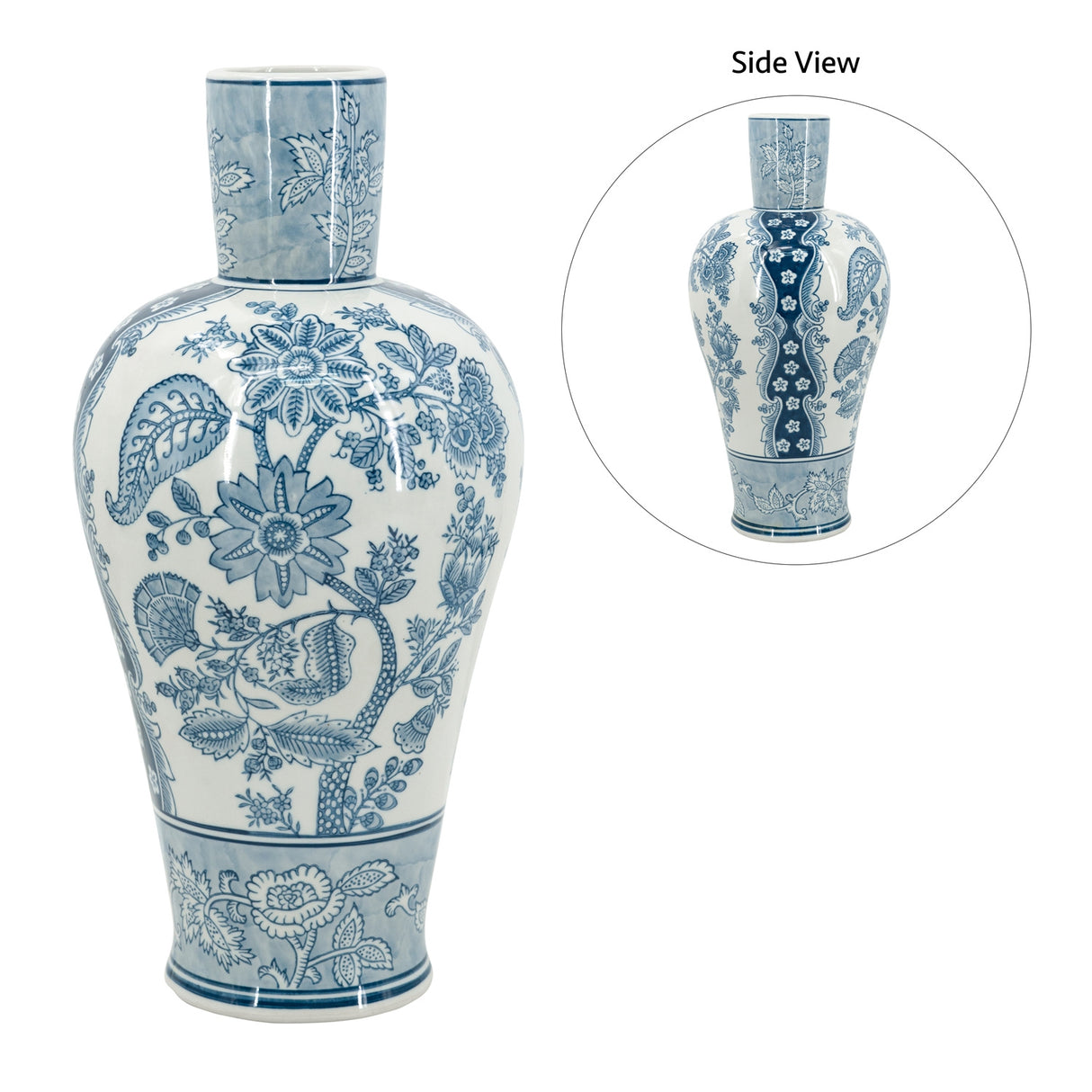 Blue White Flower Vase | OROA