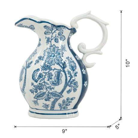 Decorative Porcelain Pitcher | OROA