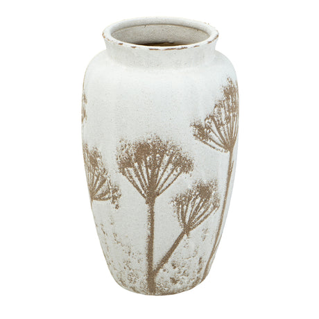 Modern European furniture - White Ceramic Cylinder Vase - www.oroa.com