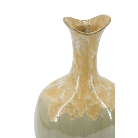 Multicolor Reactive Glazed Vase | OROA