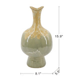 Multicolor Reactive Glazed Vase | OROA