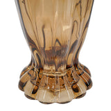Vintage Brown Ruffle Glass Vase (Set of 2) | OROA