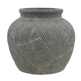 Gray Terracotta Flower Vase | OROA