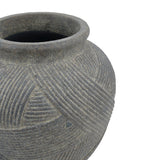 Gray Terracotta Flower Vase | OROA