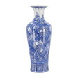 Modern European furniture - Blue and White Chinoiserie Porcelain Vase - www.oroa.com