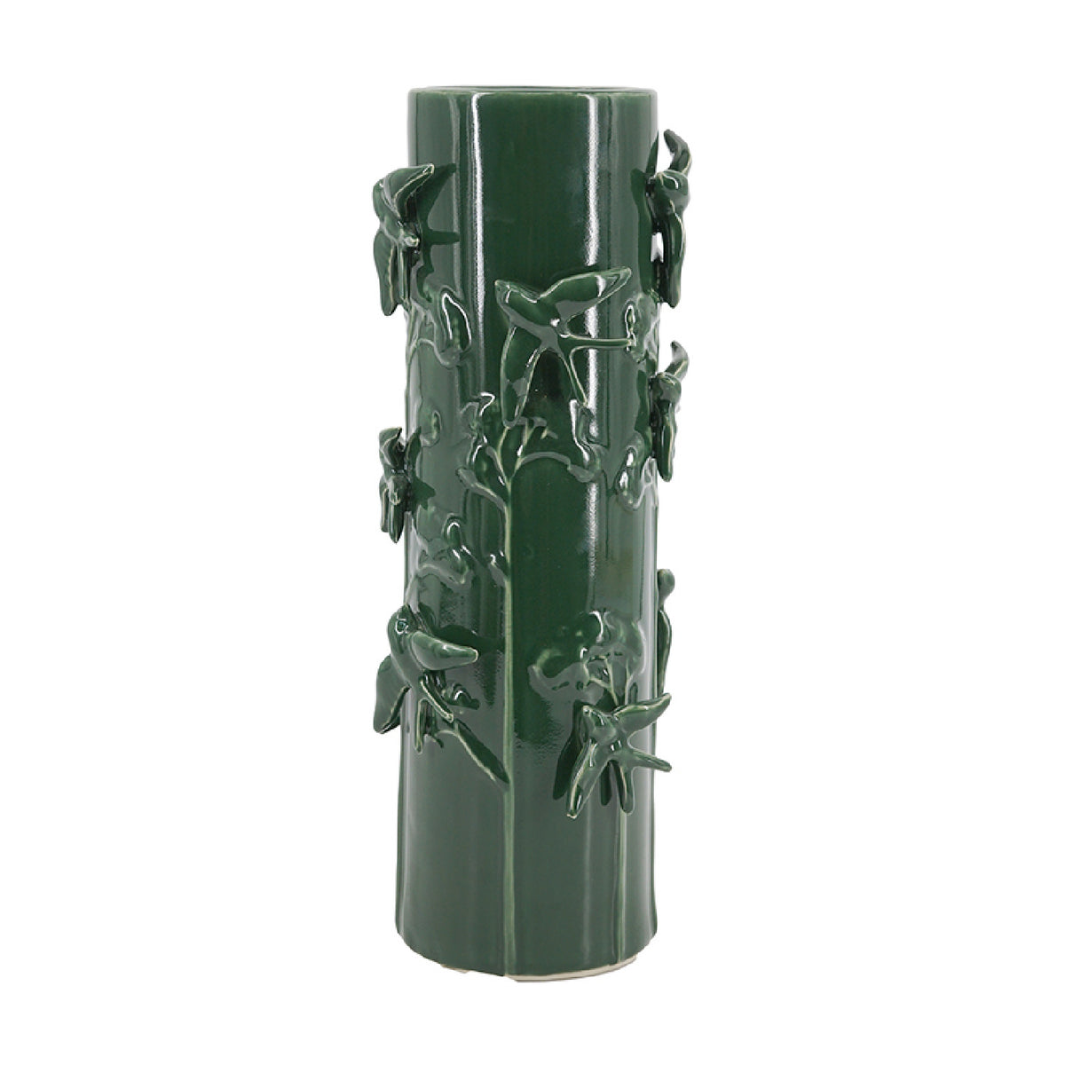 Modern European furniture - Tall Green Ceramic Vase - www.oroa.com