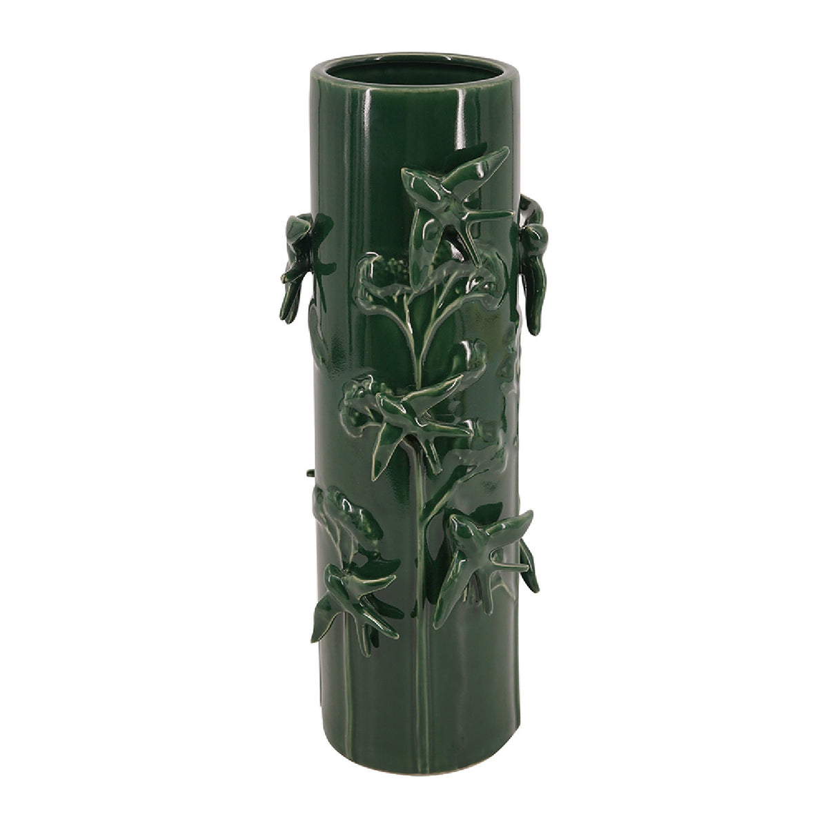 Modern European furniture - Tall Green Ceramic Vase - www.oroa.com