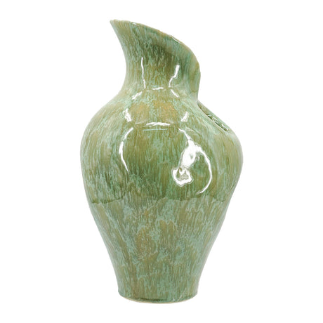 Sage Green Sculptural Ceramic Vase | OROA
