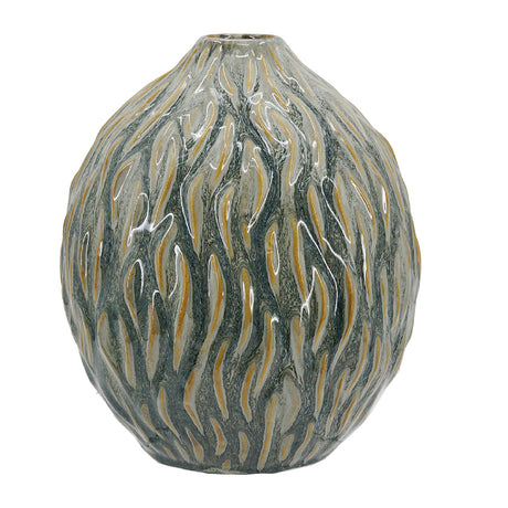 Gray Marbled Ceramic Vase | OROA