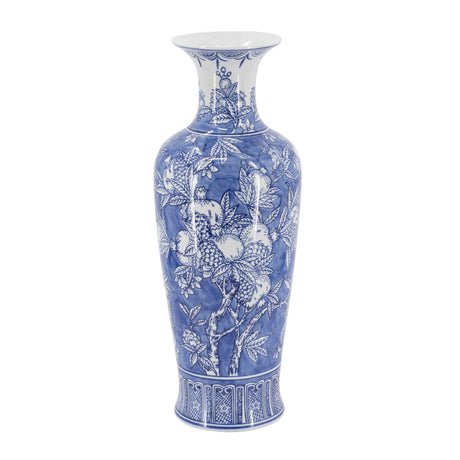 Blue And White Porcelain Vase | OROA