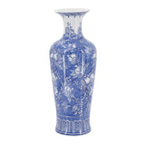 Blue And White Porcelain Vase | OROA