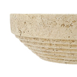 Cement Ribbed Decorative Bowl | OROA