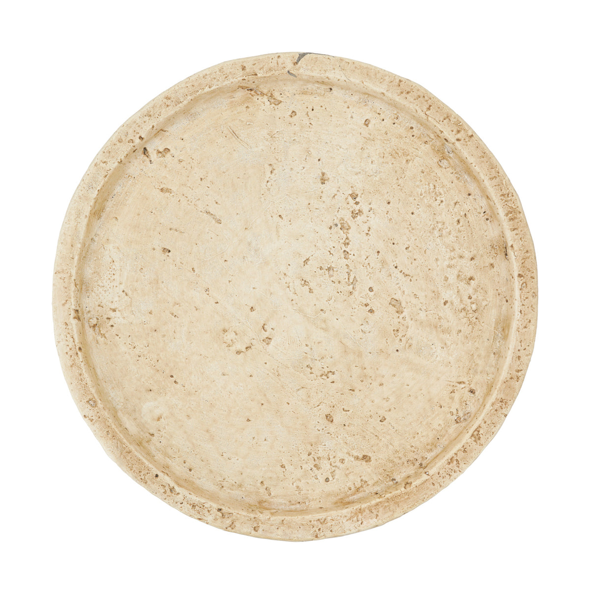 Fluted Cement Decorative Tray | OROA