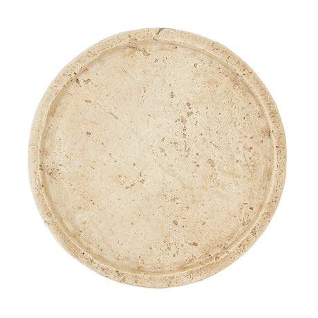 Fluted Cement Decorative Tray | OROA