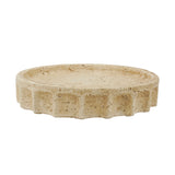 Fluted Cement Decorative Tray | OROA
