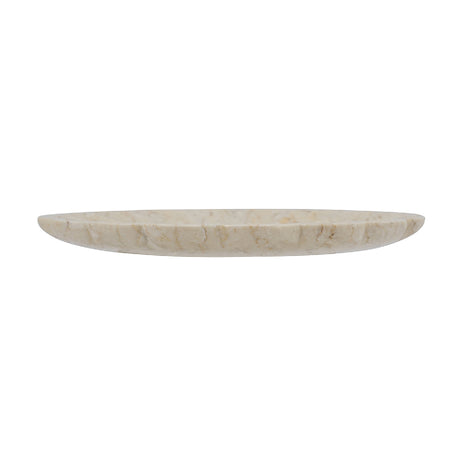 Scalloped Natural Marble Decorative Tray | OROA