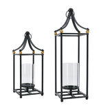 Arched Black Iron Lanterns (2) | OROA