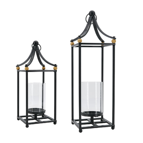 Arched Black Iron Lanterns (2) | OROA