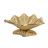 Aluminum Footed Gold Decorative Bowl | OROA