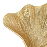 Aluminum Footed Gold Decorative Bowl | OROA
