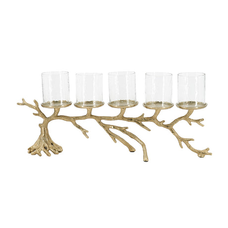 Gold Branch Candelabra Candle Holder - OROA - view 1