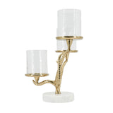 Modern European furniture - Gold Branch Candelabra Candle Holder - www.oroa.com