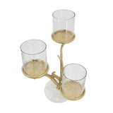 Modern European furniture - Gold Branch Candelabra Candle Holder - www.oroa.com