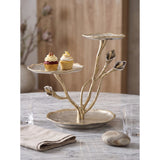 3-Tier Calla Lily Decorative Tray | OROA