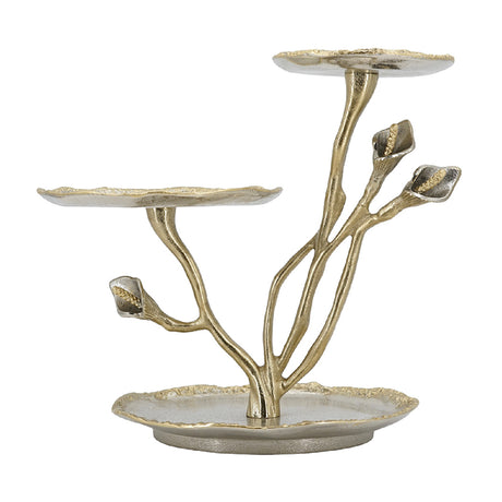 3-Tier Calla Lily Decorative Tray - OROA - view 5