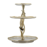 3-Tier Calla Lily Decorative Tray | OROA