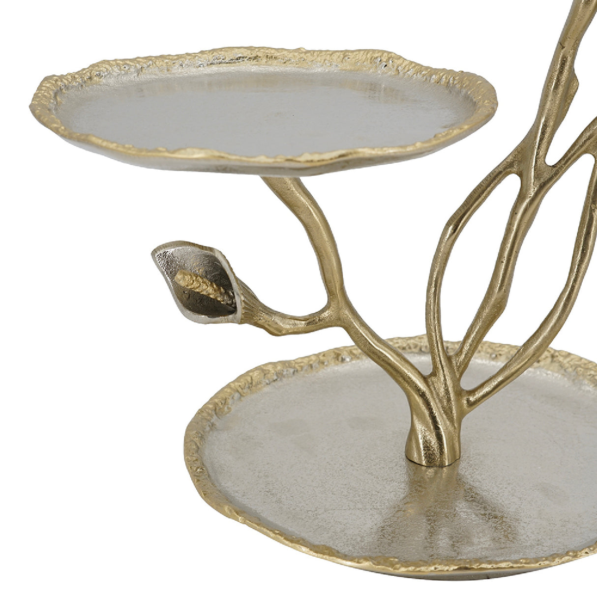 3-Tier Calla Lily Decorative Tray | OROA