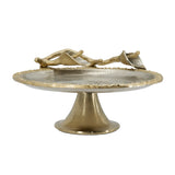 Calla Lily Decorative Pedestal Tray | OROA