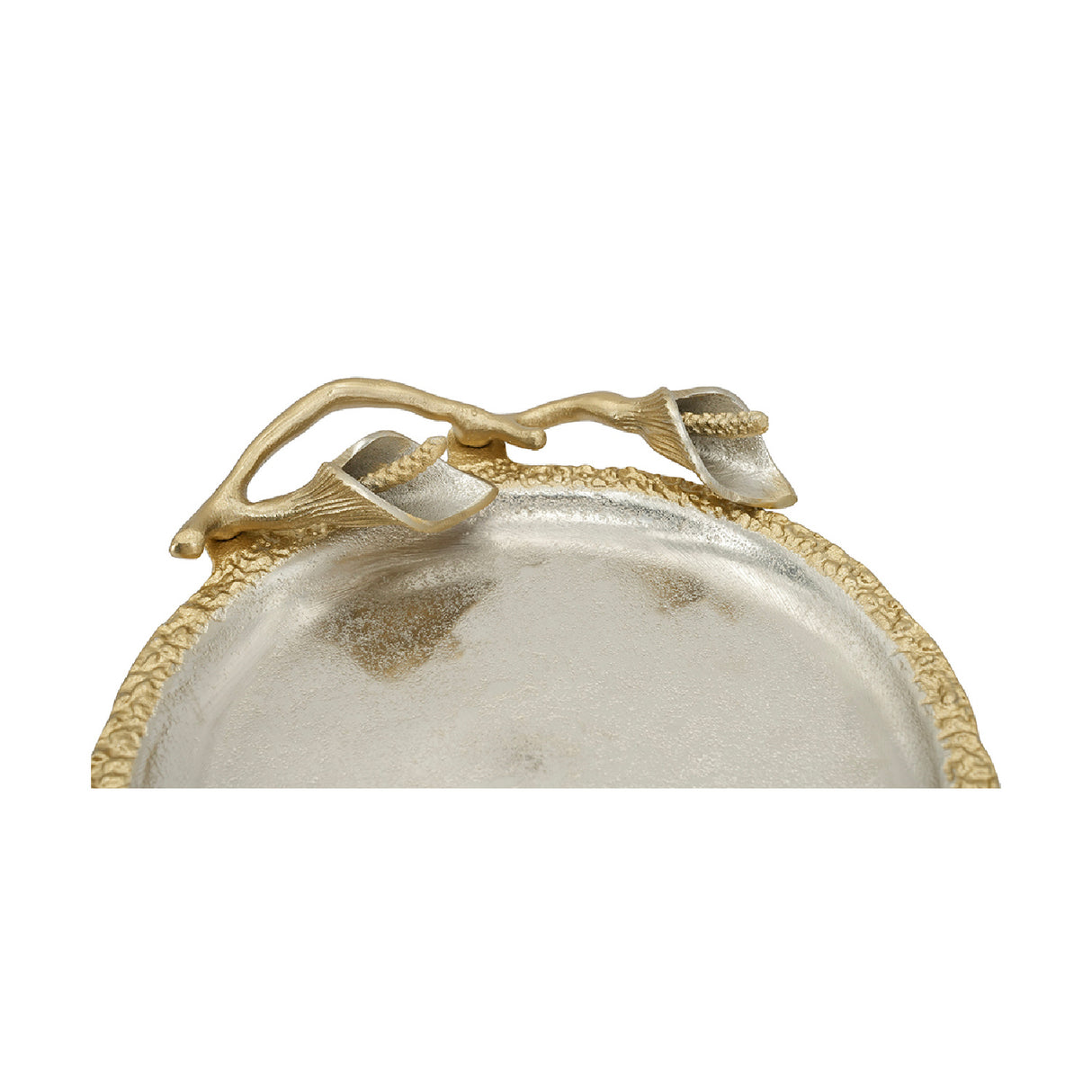 Calla Lily Decorative Pedestal Tray | OROA