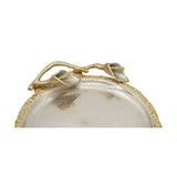 Calla Lily Decorative Pedestal Tray | OROA