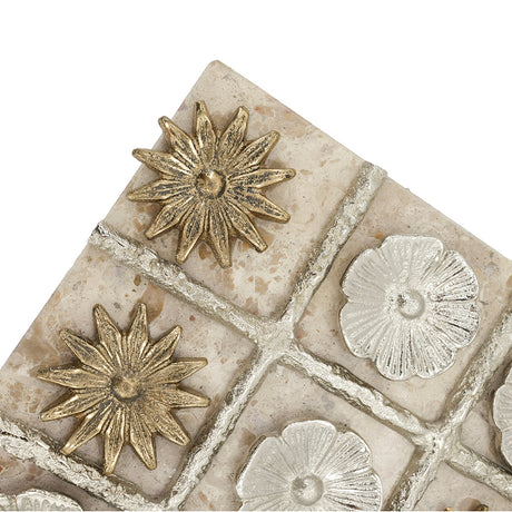 Floral Tic Tac Toe Decor Accent | OROA