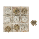 Floral Tic Tac Toe Decor Accent | OROA