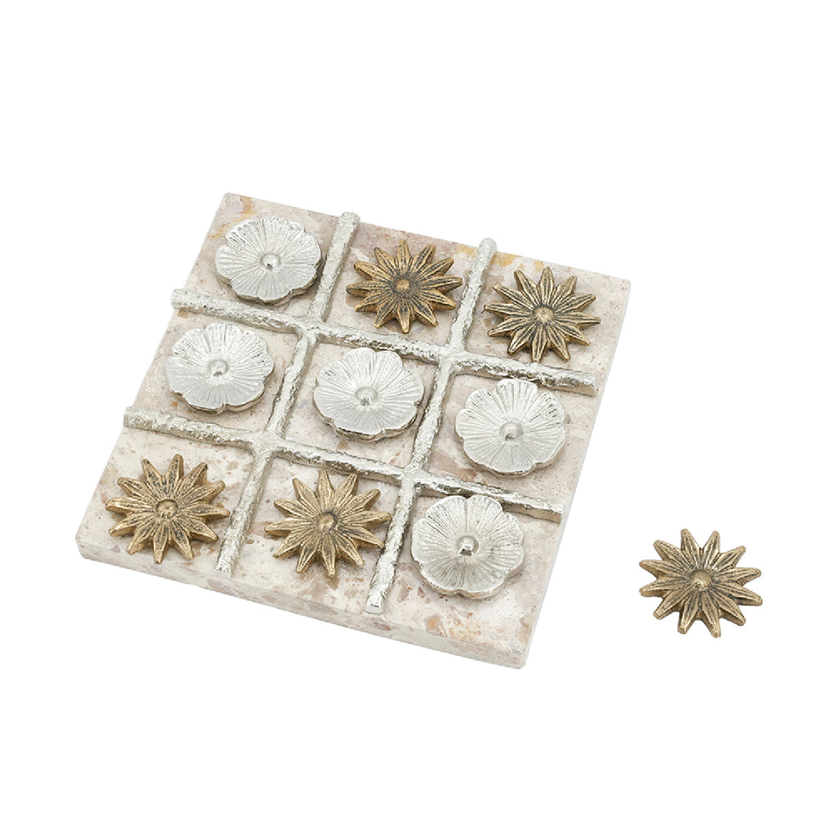 Floral Tic Tac Toe Decor Accent | OROA
