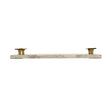 Modern European furniture - Beige Marble Tray with Gold Handles - www.oroa.com