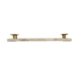 Modern European furniture - Beige Marble Tray with Gold Handles - www.oroa.com
