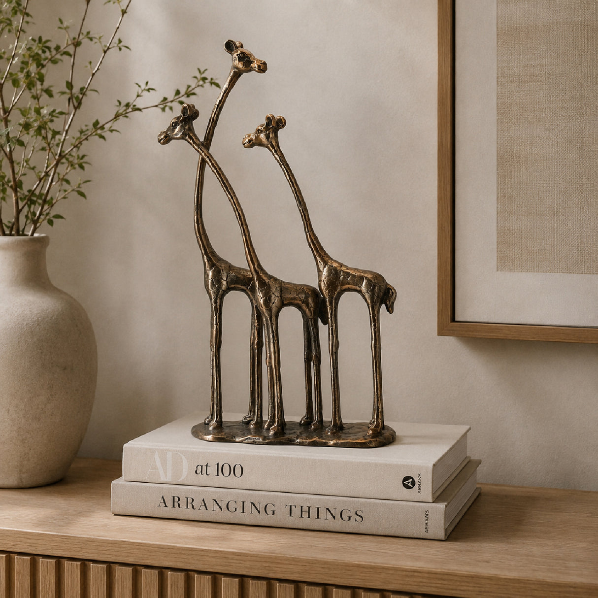 Bronze Giraffe Sculpture | OROA