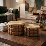 Textured Wood Decorative Box Set (2) | OROA