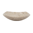 Modern European furniture - Warm Beige Marble Decorative Shallow Bowl Plate - www.oroa.com