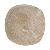 Modern European furniture - Warm Beige Marble Decorative Shallow Bowl Plate - www.oroa.com