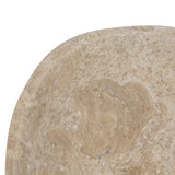 Modern European furniture - Warm Beige Marble Decorative Shallow Bowl Plate - www.oroa.com