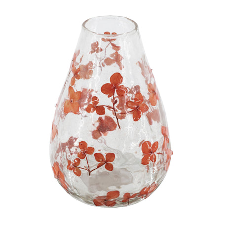Modern European furniture - Red Botanical Glass Vase - www.oroa.com