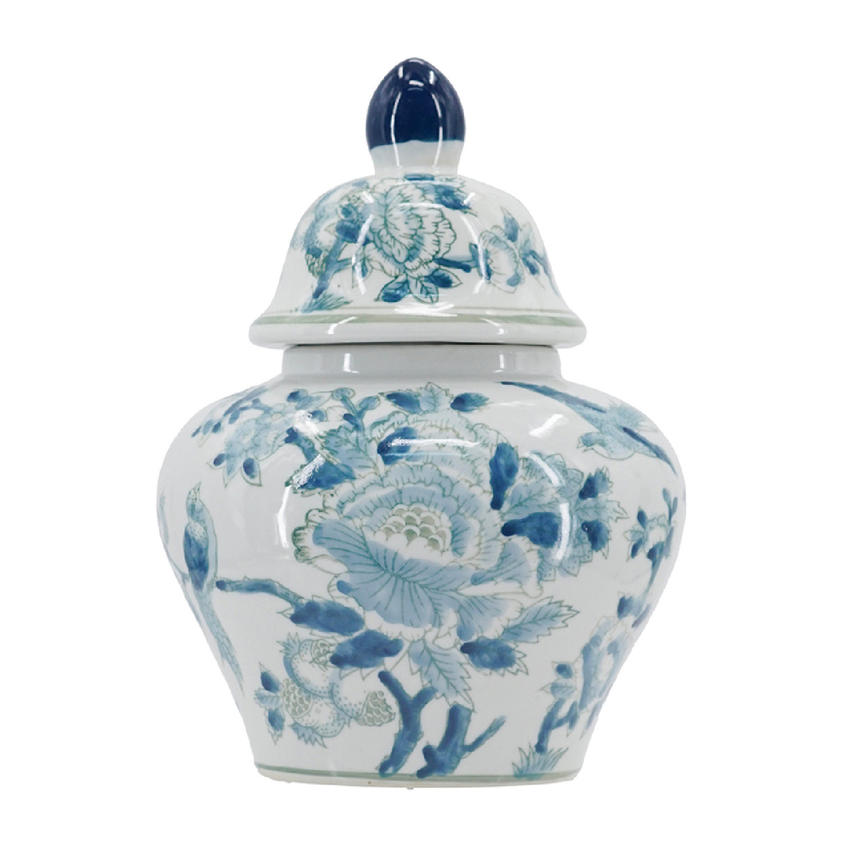 Blue and White Porcelain Ginger Jar | OROA